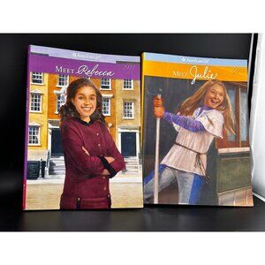 Meet Rebecca Meet Julie American Girl Books Lot of‎ 2 Softcover